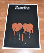 24x36&quot; Movie Poster 4 Cuban film Clandestinos.Bleeding love hearts art.L... - £37.53 GBP