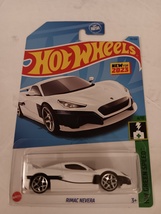 Hot Wheels 2023 #070 White Rimac Nevera HW Green Speed Series 04 / 10 MOC - $11.99