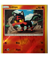 Litten - 24/149 - Common Reverse Holo - Sun &amp; Moon Base Set - Pokemon TCG  - £2.72 GBP