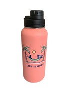 Life Is Good 32 oz  Stainless Steel Zero Tasking Jackie Graphic Water Bo... - $28.05