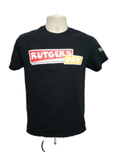 Rutgers Day Experience New Jerseys State University Adult Small Black TShirt - £11.87 GBP