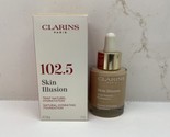 Clarins Skin Illusion Natural Hydrating Foundation #102.5 Porcelain NIB ... - $34.64
