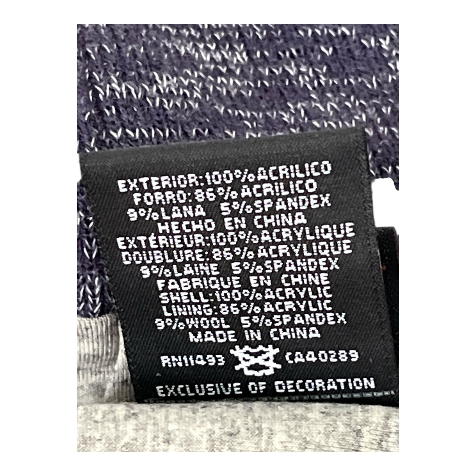 Tampa Bay Rays New Era Knit Beanie Hat Gray Navy Blue MLB Genuine Merchandise Item image 6