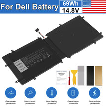 69Wh 4Dv4C Battery For Dell Xps 18 1810 1820 Series Tablet 063Fk6 63Fk6 D10H3 Pc - £46.31 GBP