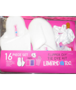 Limited Too Girls Slipper Tie Dye Kit For Shoe Sizes 11/12-2/3 - $19.99