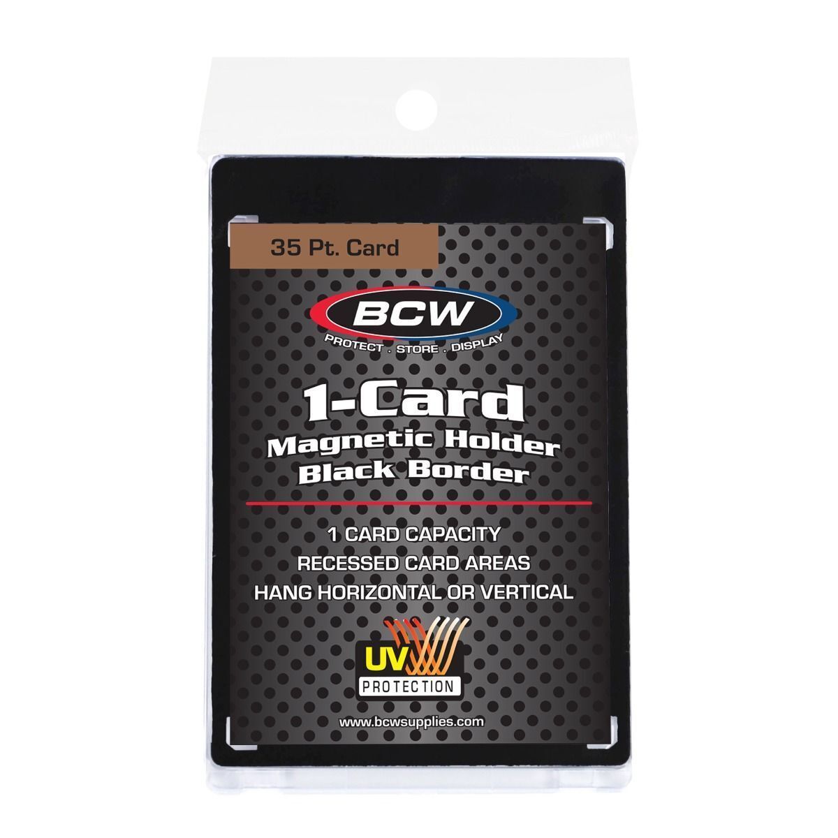 1 BCW Black Border Magnetic 35pt. Standard Sized Card Holder - $5.87