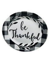 Royal Norfolk &quot;CHECKERED&quot; ~ (1) -Salad Plates ~ 8&quot;-“Be Thankful”. - $13.74
