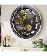 CANADA LINE MANTEL CLOCK ROUND (HYBRID WALL) 16 INCH CARBON GREY - $152.99