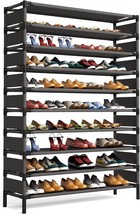 Shoe Shelf For 50 Pair, Large Shoe Rack, Extra Large Shoe Shelf, 10 Tiers Shoe - £36.71 GBP