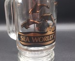 SEA WORLD Orca Shamu Killer Whale Souvenir Large Mug Drink Glass - $6.99