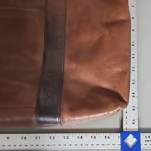 Jack Spade Men's Adjustable Strap Leather Briefcase Laptop Bag Brown Pre... image 8