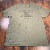 General Standard Military Green  T-Shirt United States of America Graphi... - £9.33 GBP