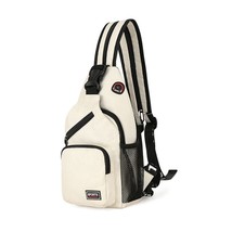 Fengdong women mini backpack small chest bag sling messenger bags female sports  - £24.38 GBP