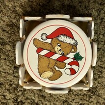 Vintage 1988 House of Lloyd Christmas Coaster Set of 7  - $15.84