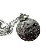 Steam Train Inspired Pocket Watch with Victorian Fantasy Medal Design - $32.51 CAD