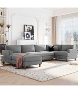 Modular Sectional Sofa with Ottoman: L-Shaped - $1,833.30 CAD