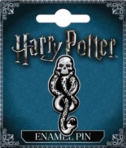 Harry Potter Slytherin Death Eater Dark Mark Logo Metal Lapel Pin Style #2 NEW - £6.16 GBP