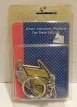 Nascar #16 Greg Biffle Pewter Key Chain By Great American Products - £11.61 GBP