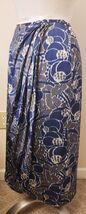 Lafayette 148 New York Draped Front Midi Skirt Size- 14 Multicolor Floral - $49.48