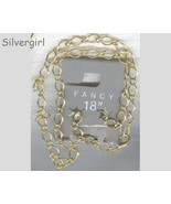 18&quot; Gold Plate Fancy Link Chain Necklace - $16.41 CAD