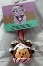 NEW 2024 Disney Park Minnie Mouse Holiday Toffee Pudding Munchling Ornament NWT - £26.93 GBP