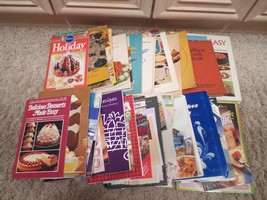 Vintage Lot Of Cookbooks - Over 25 Cook Books Mostly From The 1960s - 90s Chef - £27.77 GBP