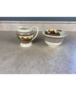 Myott  &amp; Son Hanlly England Shakespeare Land Creamer And Open Sugar Bowl - $19.79