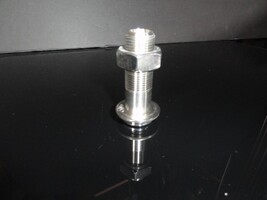 Stainless Steel Thru Hull Fitting 3/8" FIP  x 2 1/4" L  Made in USA 316 L image 7