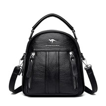 Multifunctional Lady Bag  Fashion Female Small Travel Backpack Elegant Girl Back - £143.87 GBP