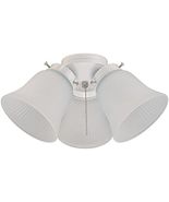 Westinghouse Lighting 77847 3LGT WHT Fros 3 Frosted Ribbed Glass Ceiling... - $865.29 MXN