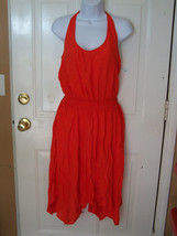 Xhilaration Orange Crochet Racerback Dress Size S Women&#39;s NEW - £17.50 GBP