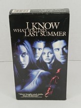 Vtg VHS I Know What You Did Last Summer Jennifer Love Hewitt Thriller Ho... - £7.35 GBP