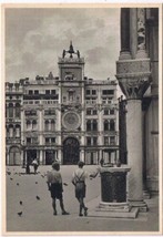 Postcard Venice Torre dell&#39;Orologio Clock Tower Italy - £3.09 GBP