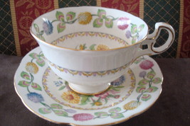 Adderley, England, Sweetmeadow Pattern, cup and saucer, ORIGINAL [94] - £43.39 GBP
