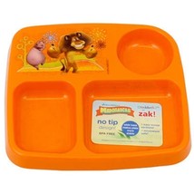 DreamWorks Madagascar 3-Section Baby Kids Feeding Plate, Orange, 8 inch New - $6.33