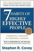 7 Habits of Highly Effective People Anniversary Edition by Stephen R. Covey... - £10.68 GBP