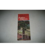 Vintage Southern California Sight-Seeing Road Map 1957 Rare - €17,19 EUR