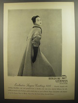 1952 Bergdorf Goodman Coat Ad - Photo by William Helburn - sugar coating - £14.74 GBP