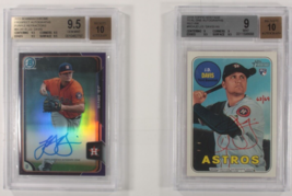 Lot De 2 BGS Classé Topps / Bowman J. D. Davis Baseball Cartes - $155.92