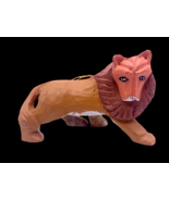 Carved Lion Christmas Ornament Wood Folk Art African Jungle Cat Primitiv... - $37.93 CAD