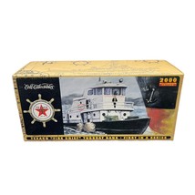 ERTL Texaco Fire Chief Tugboat Bank Black/White Diecast 2000 Millennium ... - £16.80 GBP