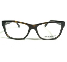 Emporio Armani Eyeglasses Frames EA3051 5026 Tortoise Square Full Rim 53-16-140 - £52.14 GBP