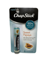 ChapStick (Sweet Papaya) Lip Butter Balm Sticks 100% Natural - £3.94 GBP