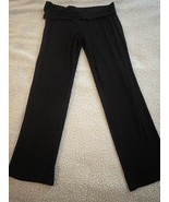 Bobbie Brooks Fold Over High Waist Black Bootcut Yoga Pants Size 2X - €10,33 EUR Bobbie Brooks Fold Over High Waist Black Bootcut Yoga Pants Size 2X - €10,33 EUR