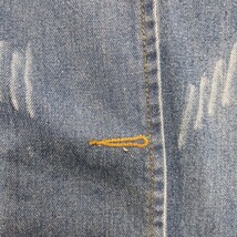 Women's Blue Denim Jacket Coat Pockets Size XL  image 3