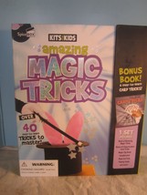 Kits For Kids Amazing Magic Tricks Over 40 Tricks To Master BOOK/CARDS - £14.38 GBP