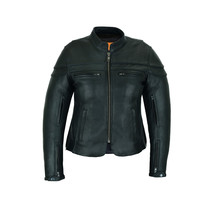 Vance Leather Ladies Racer Jacket with Zip Out Liner - $163.28+