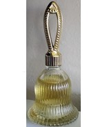 Vintage Avon Bell Decanter Charisma Cologne Pretty Clear Glass See Pictures - £5.68 GBP