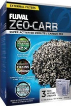 Fluval Zeo-Carb Filter Media 18 count (6 x 3 ct) Fluval Zeo-Carb Filter Media - £87.38 GBP