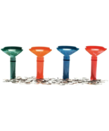 Nadex Coins  Easy-Wrap 4-Coin Tube Set with Coin Roll Wrappers Four Colours - $17.89 CAD